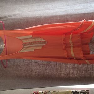 Peach color never worn free people shirt